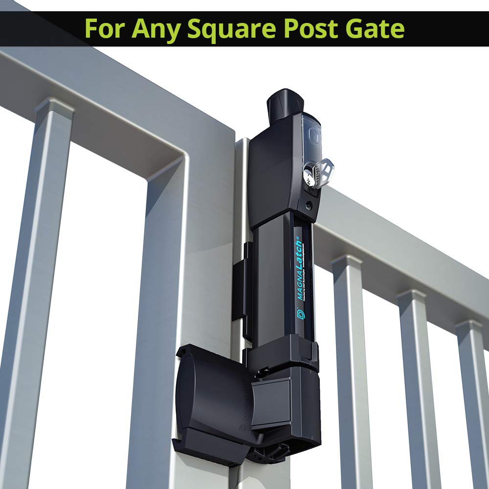 D&D MagnaLatch alignment markers aid installation on gates