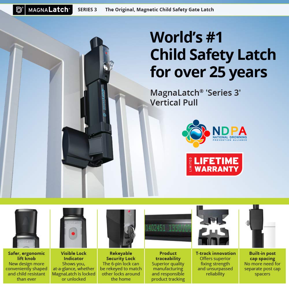 D&D MagnaLatch lock indicator demonstrates rekeyable security for home gates