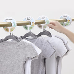 Dabancy dinosaur closet divider for 6-9 months offers easy size lookup