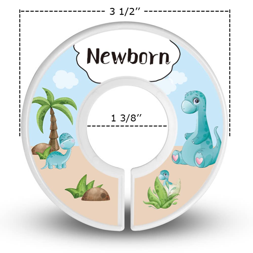 Dabancy dinosaur closet divider for toddlers saves dressing time