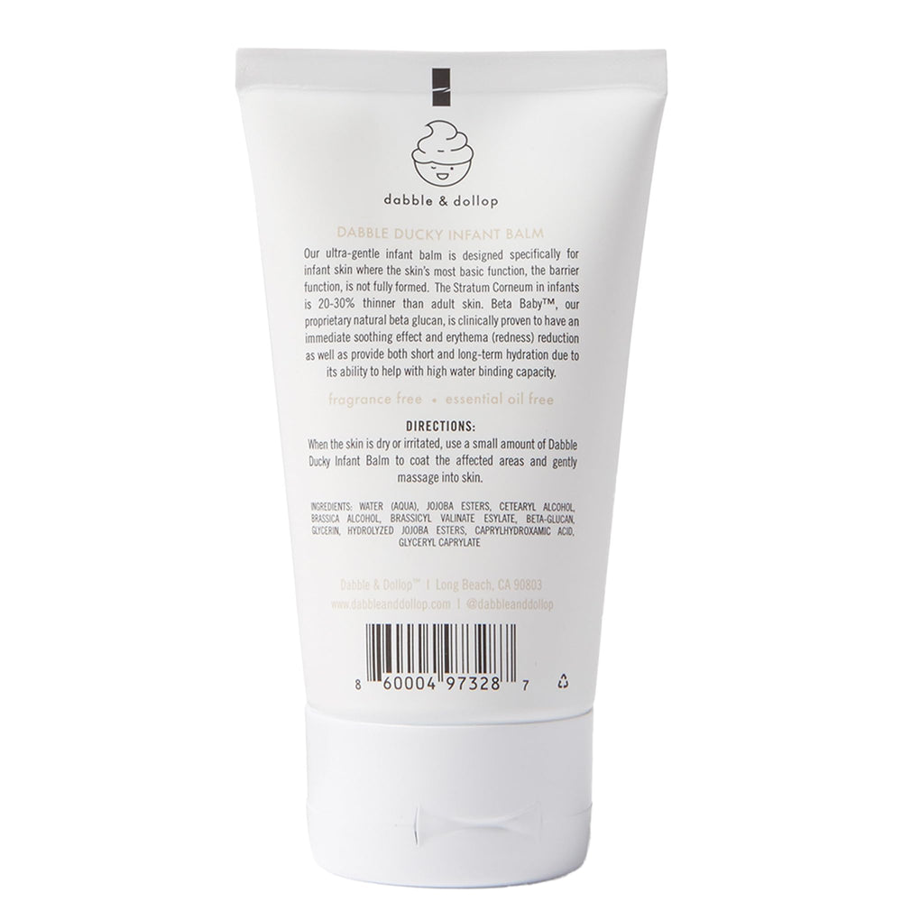 Dabble & Dollop Beta-Glucan enriched balm supports soft, hydrated skin