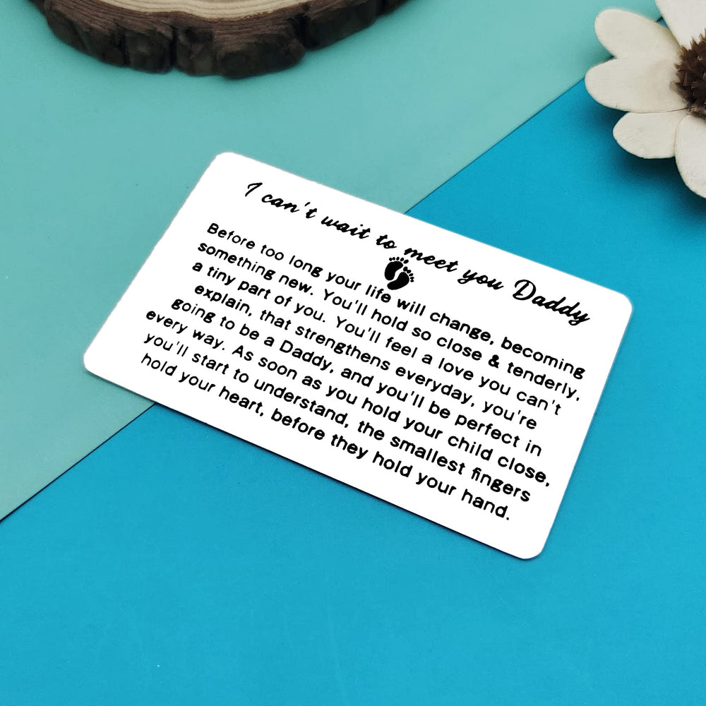 Dabihu Father’s Day wallet card gift for the new dad.