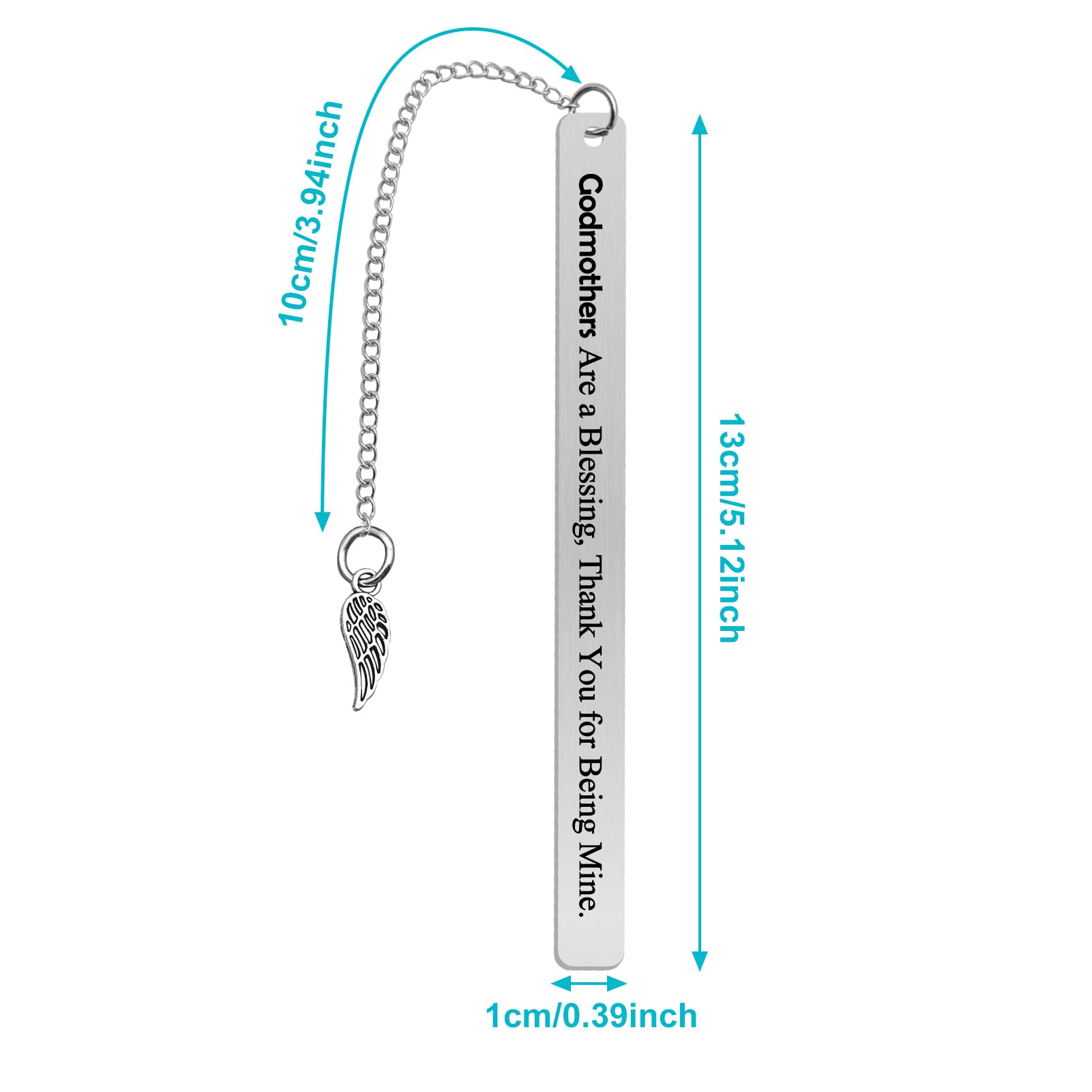 Dabihu godmother bookmark close-up highlighting elegant design.