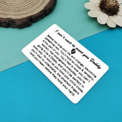 Dabihu stainless steel wallet card is durable and hypoallergenic.