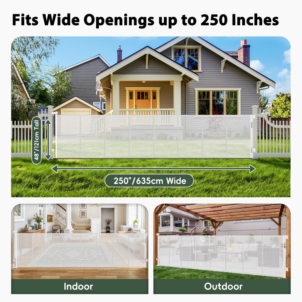 Dabormi 48-inch extra-tall gate provides privacy while keeping pets contained
