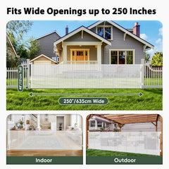 Dabormi 48-inch extra-tall gate provides privacy while keeping pets contained