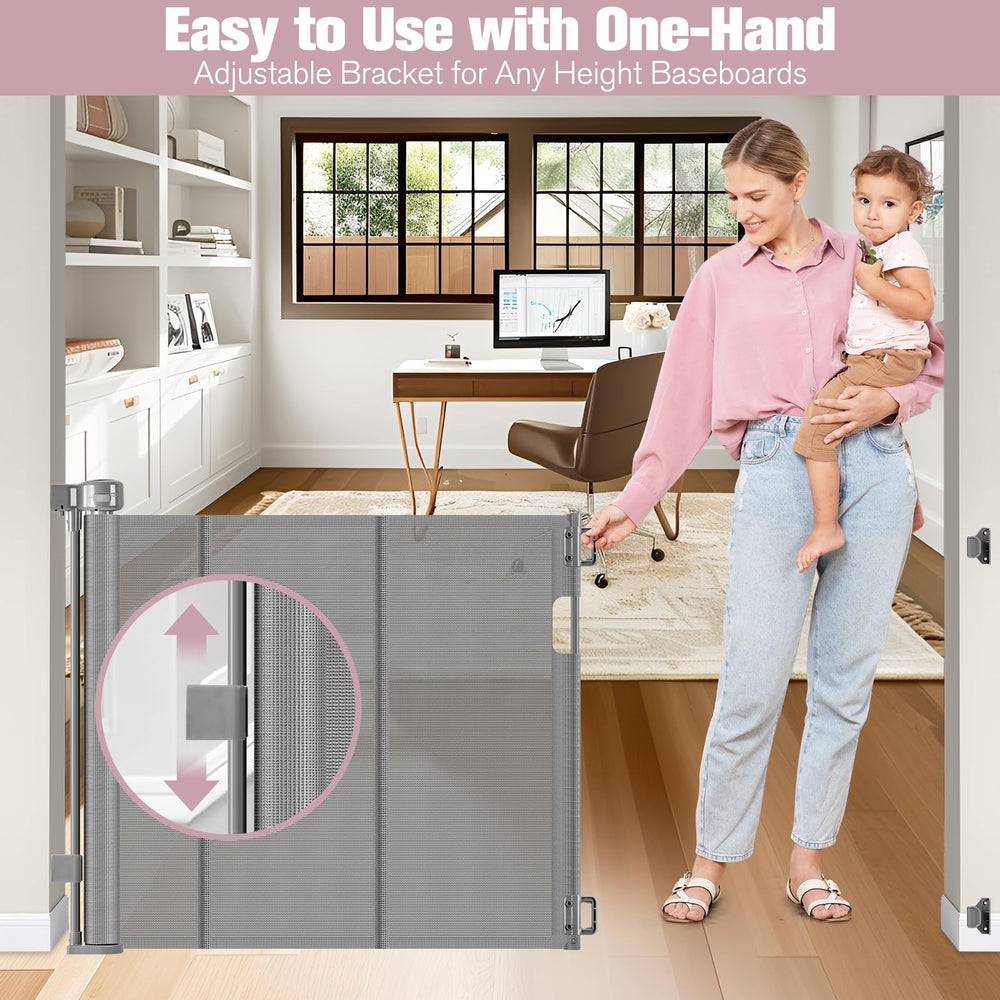 Dabormi baseboard-friendly installation for seamless fit on stairs and walls.