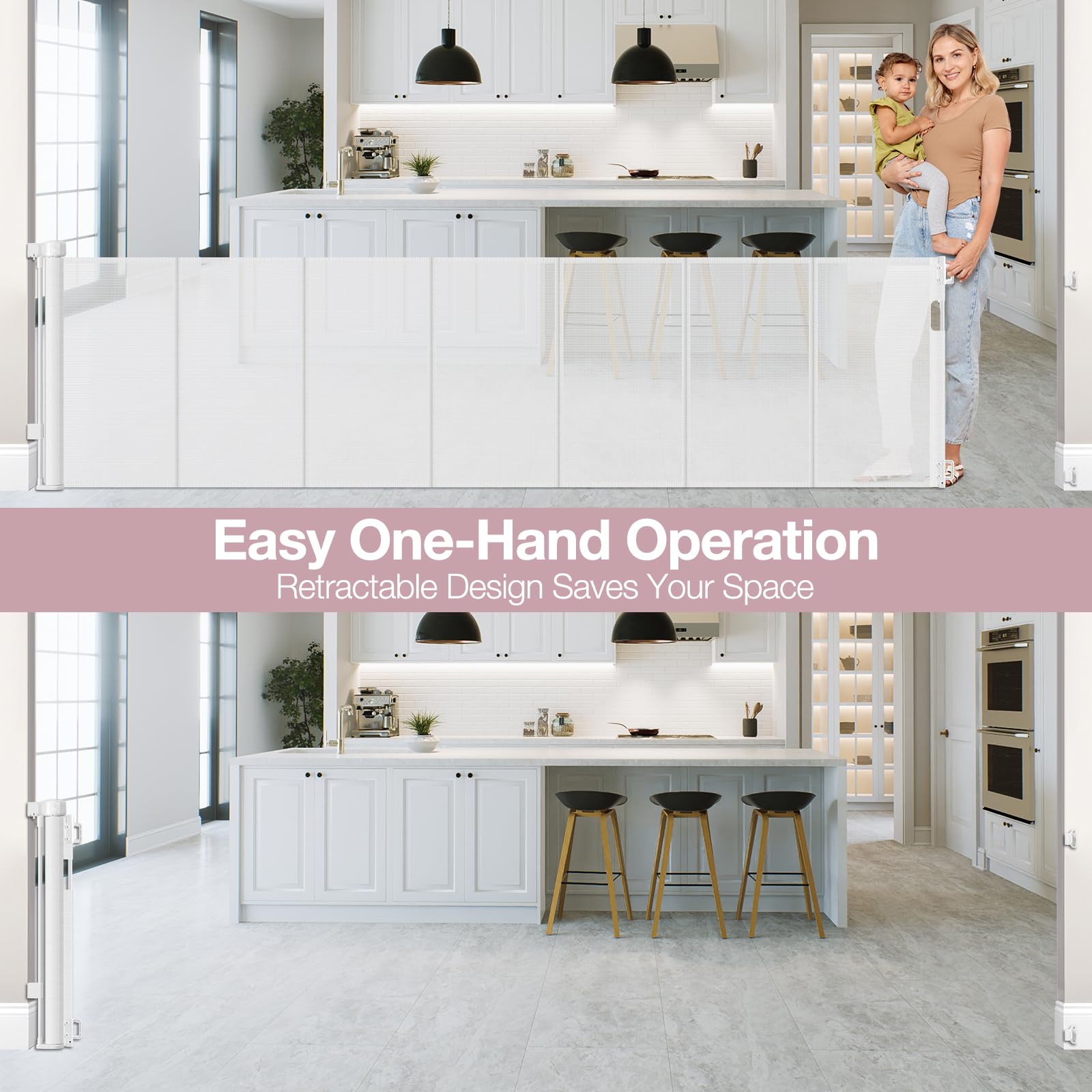 Dabormi one-hand operation enables easy control while carrying.