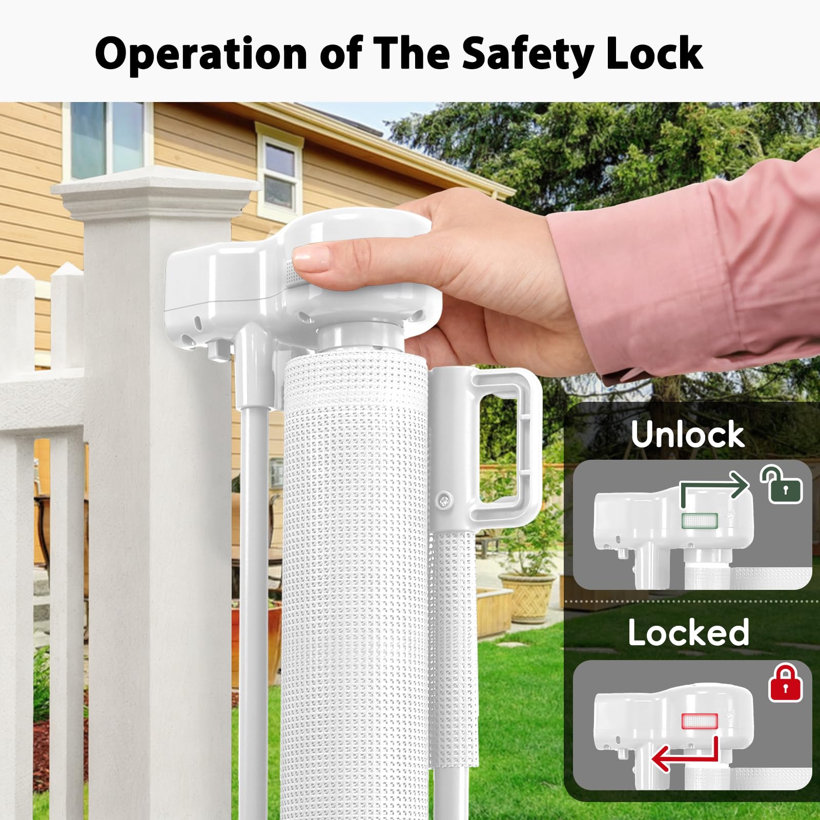 Dabormi versatile indoor and outdoor gate for patios or gardens