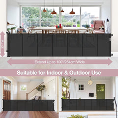 Close-up of Dabormi safety lock keeps the gate securely closed.