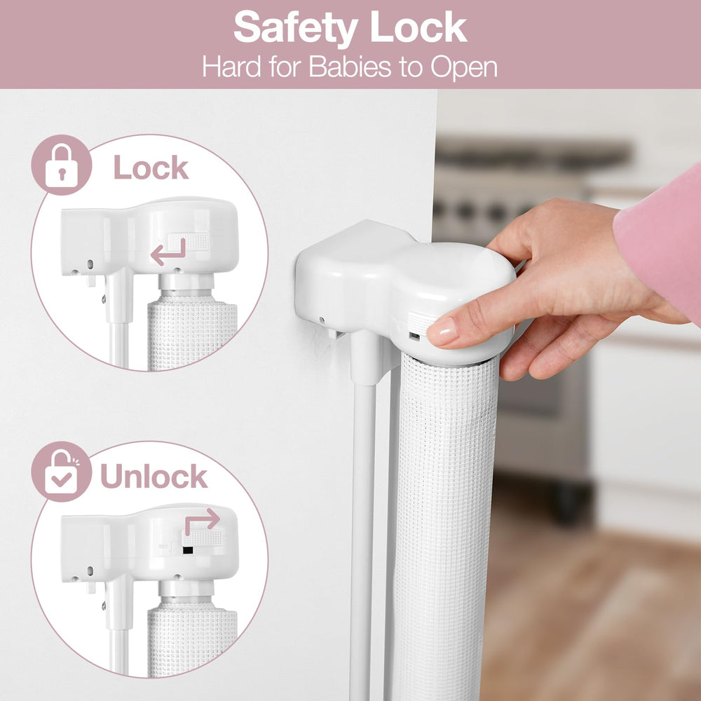 Dabormi safety lock prevents accidental openings for peace of mind.