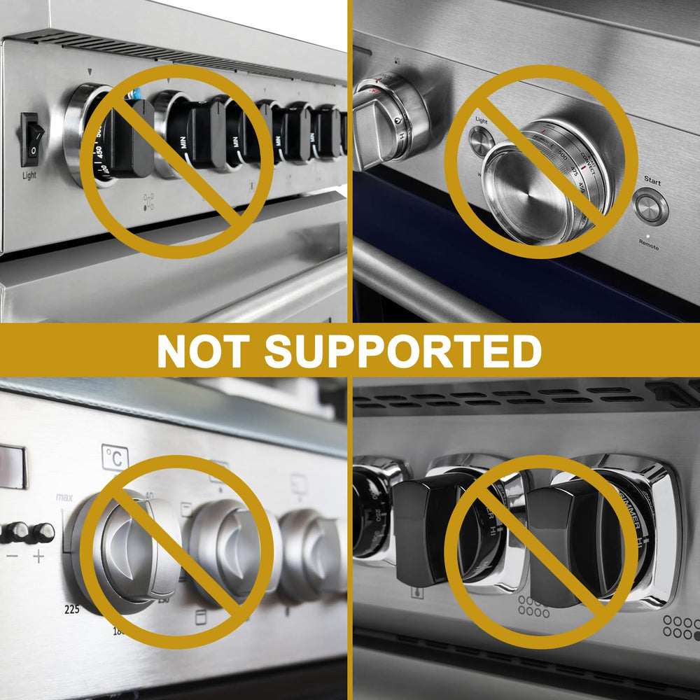 Dabormi stove knob covers pack is ready for immediate kitchen safety use.