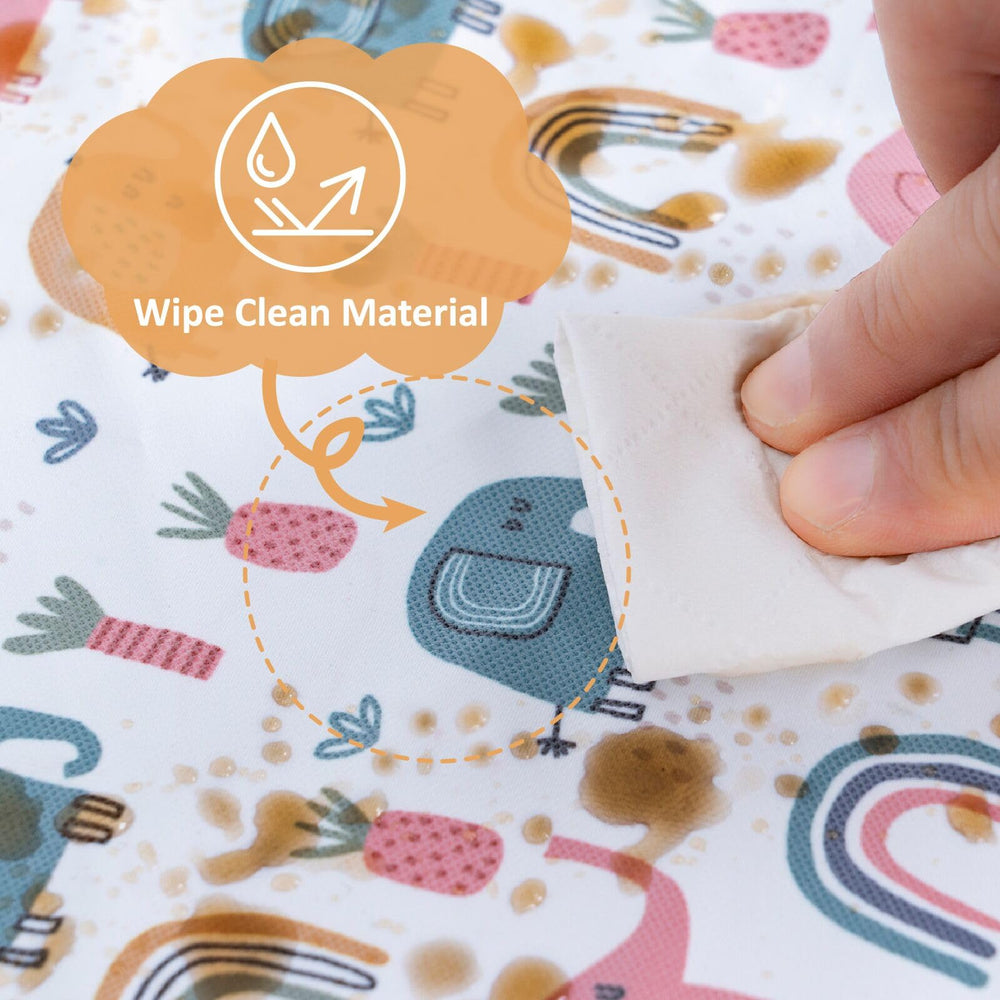 DADOUMAN wipe-clean waterproof fabric keeps the surface pristine.