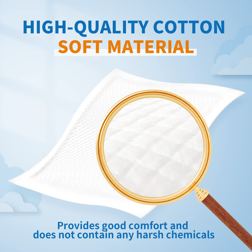 DAFI pad with soft cotton surface for gentle skin contact