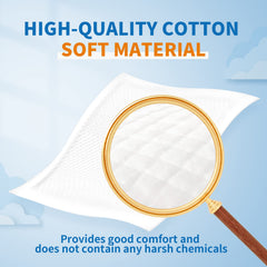 DAFI pad with soft cotton surface for gentle skin contact
