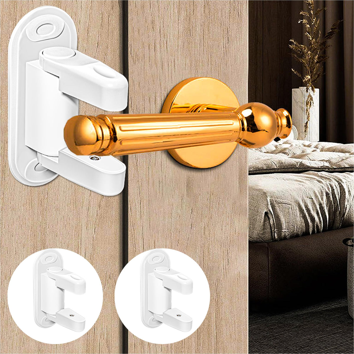 DAFUWENG door lever lock two-pack in box for easy baby proofing
