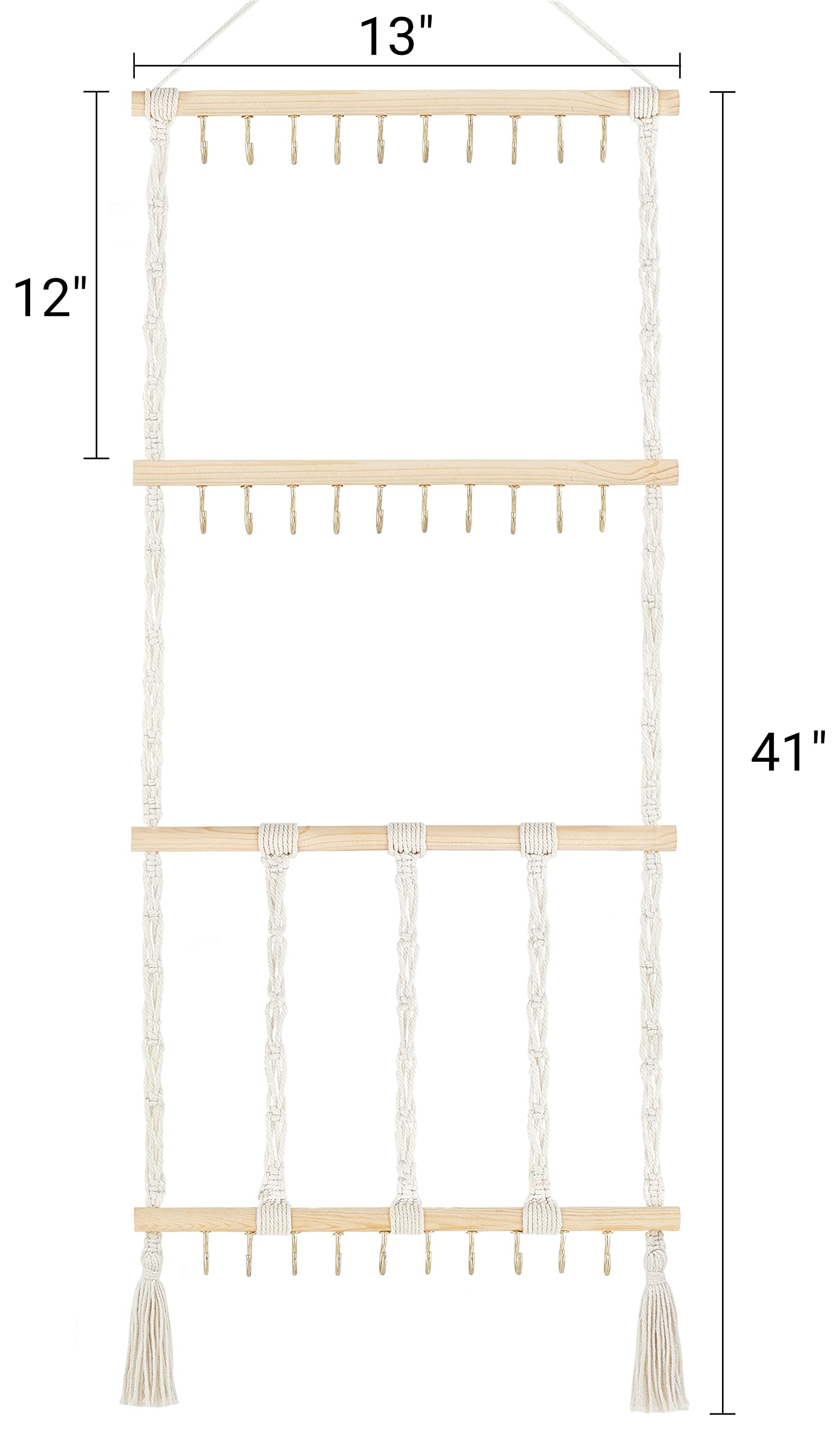 Dahey 30-hook display helps teach kids storage habits with style.