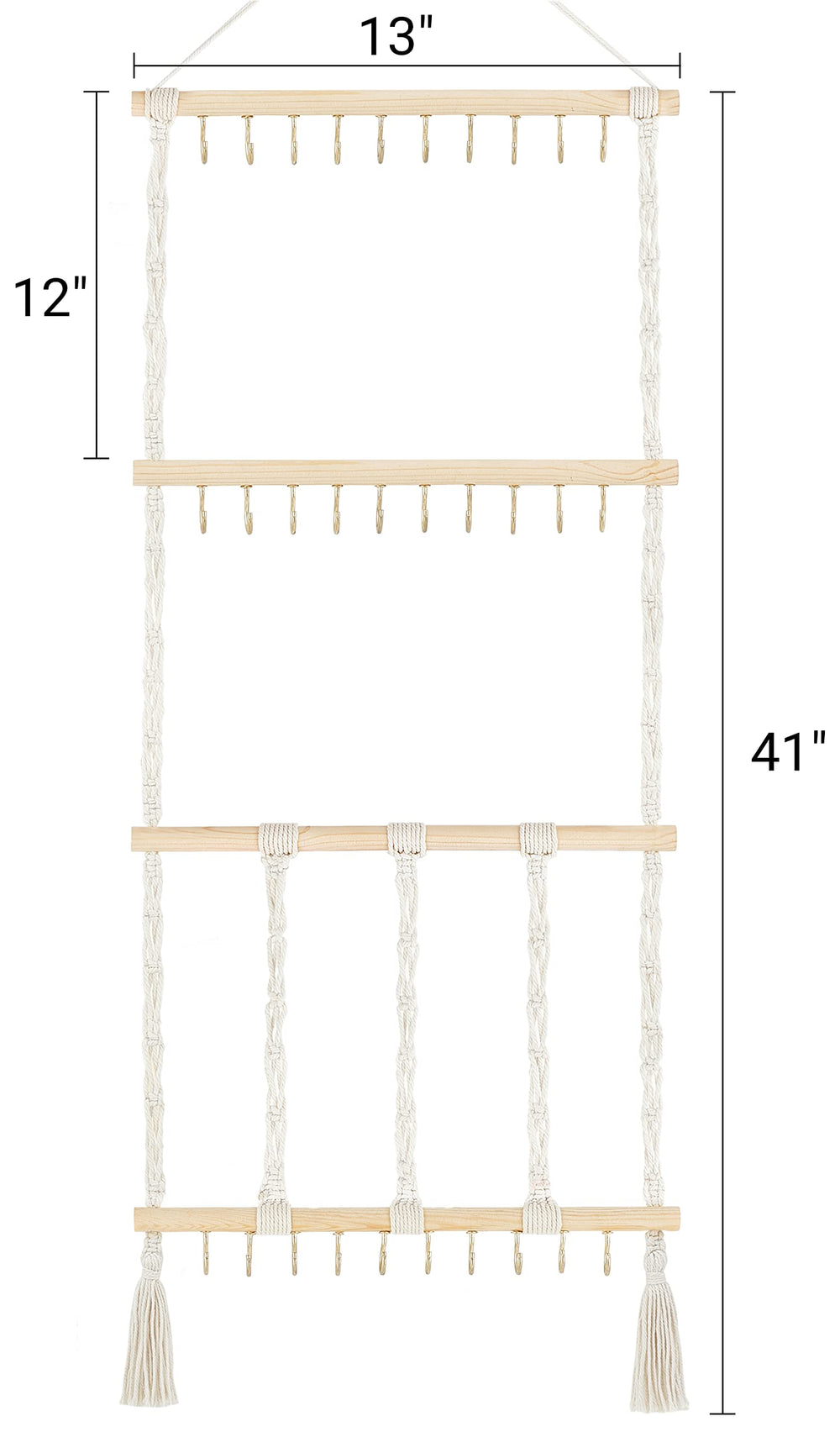 Dahey 30-hook display helps teach kids storage habits with style.
