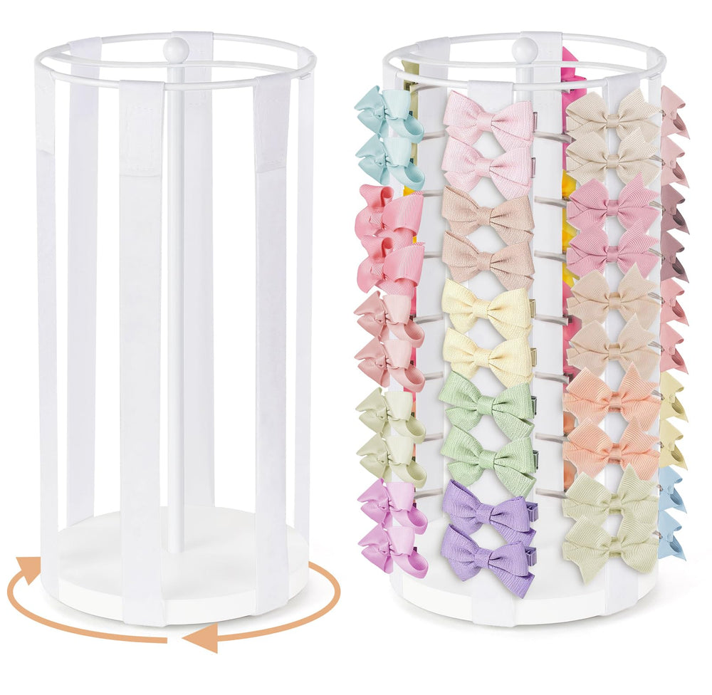 Dahey bow holder with 360° rotation for easy access to bows.
