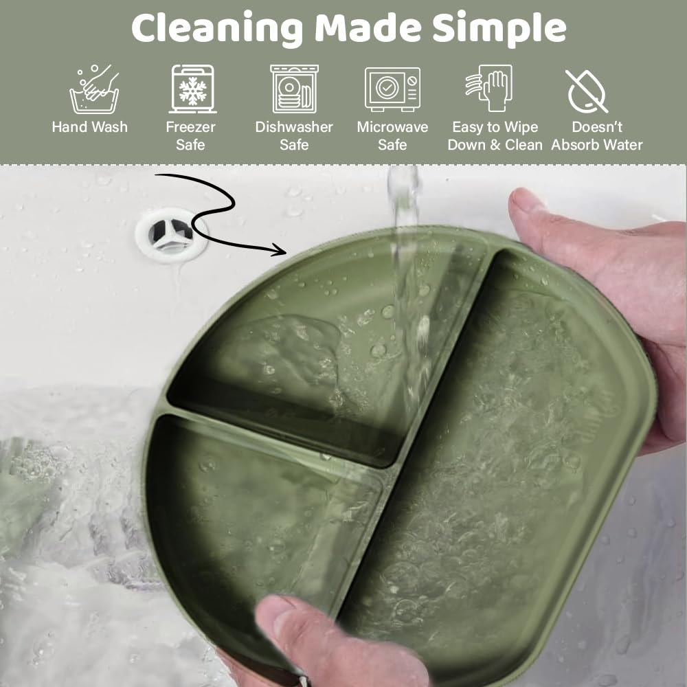 Dahzii silicone spoon designed for gentle feeding and easy cleaning.