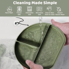 Dahzii silicone spoon designed for gentle feeding and easy cleaning.
