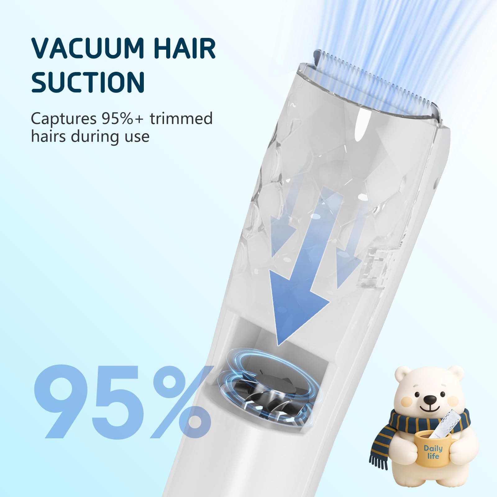 DAILYLIFE silent clippers with low noise deliver calm grooming for sensitive kids.