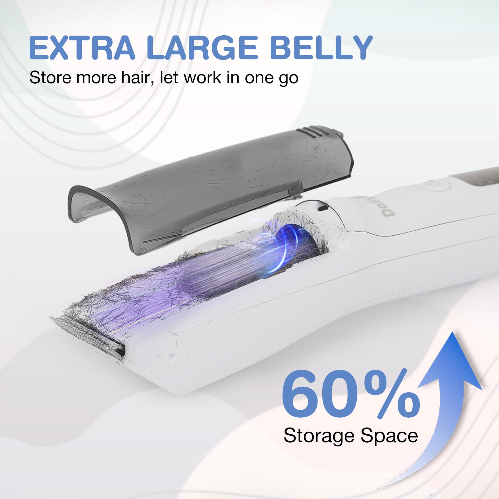 DAILYLIFE USB rechargeable cordless clippers for flexible charging
