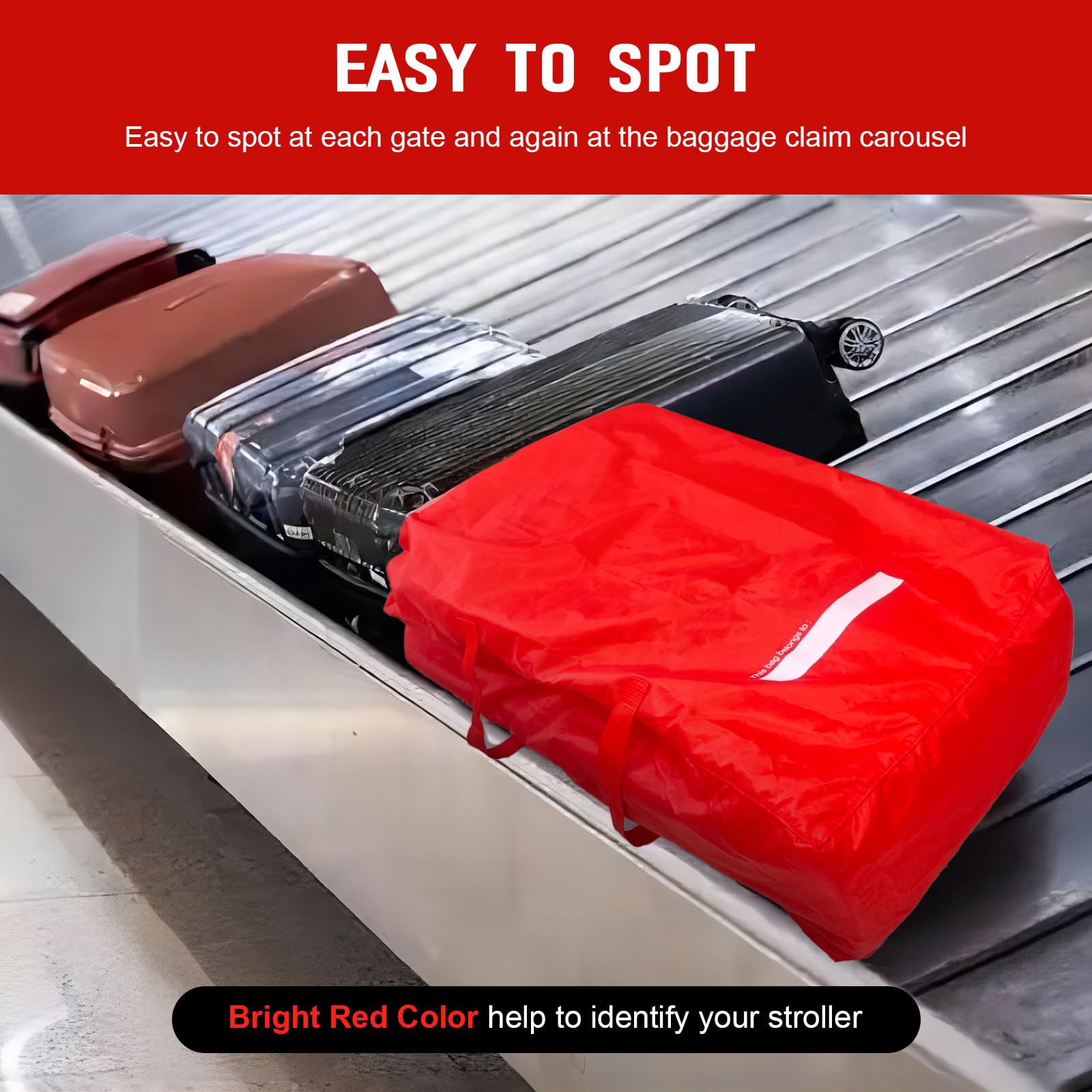 Dairrr Fuuu built-in organizer pocket for small essentials in stroller bag