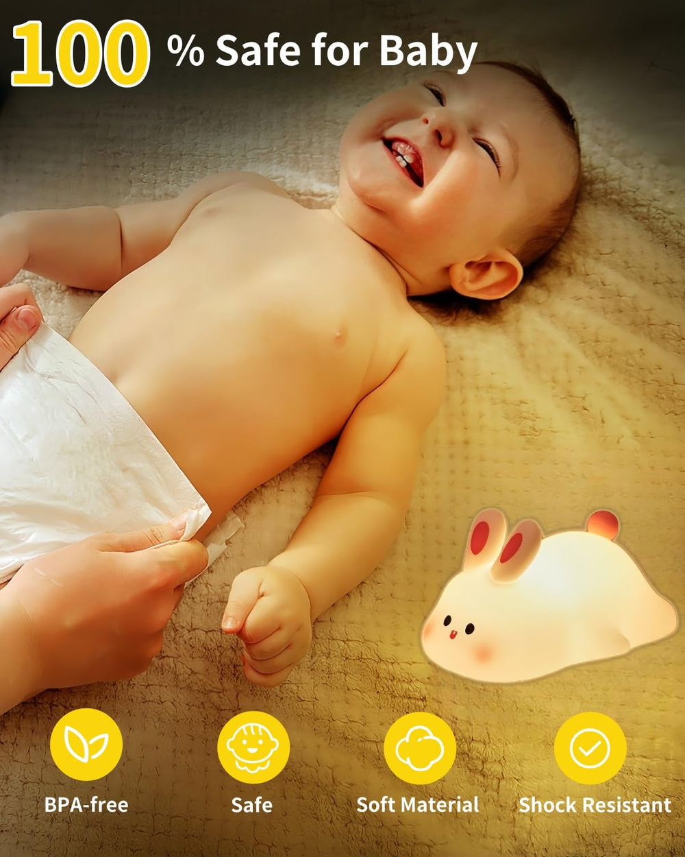 Daixinde portable bunny light makes a thoughtful gift for any occasion.