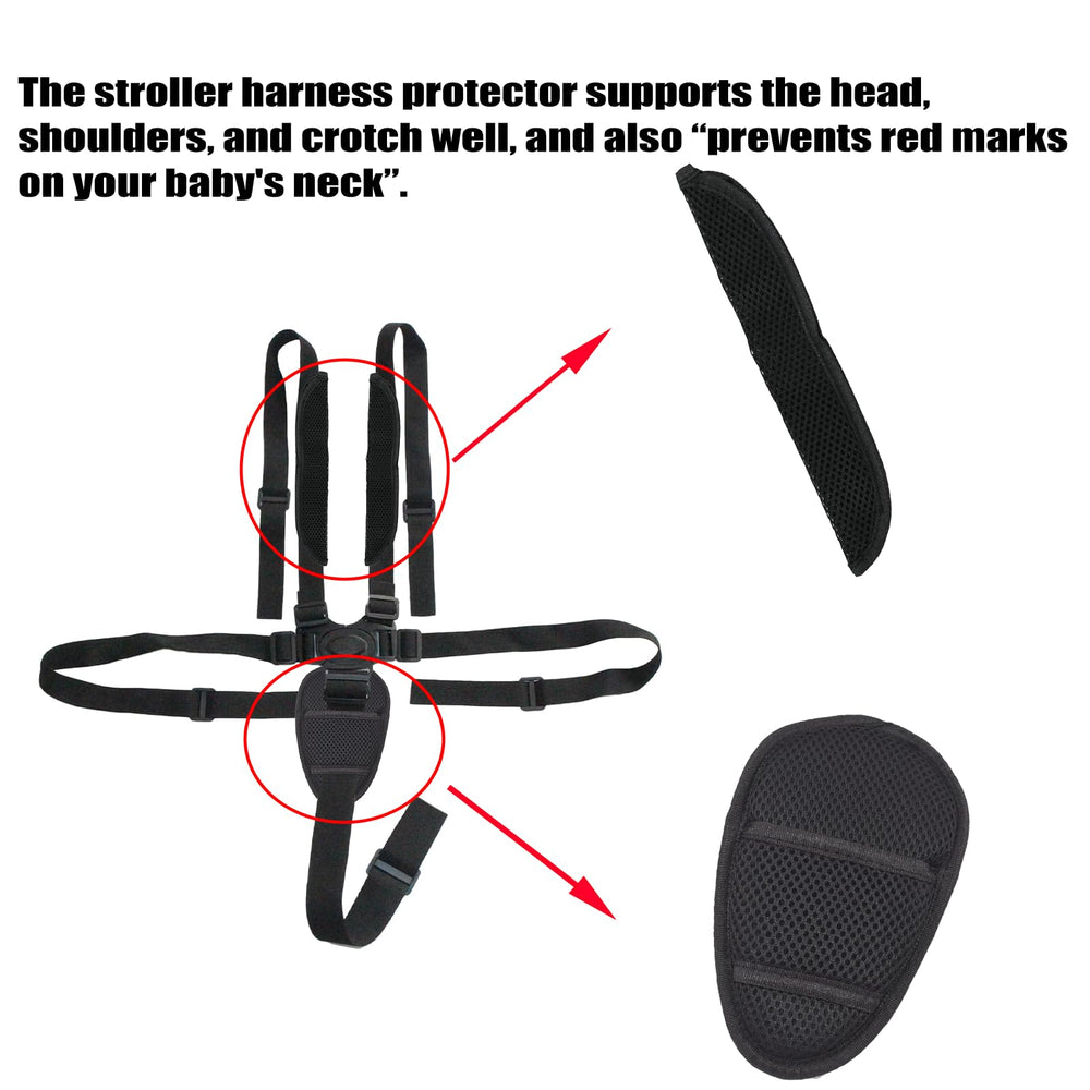 Dakexiong harness belt on high chair shows flexible mounting options