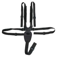 Dakexiong universal 5-point harness belt front view secures a young rider during travel