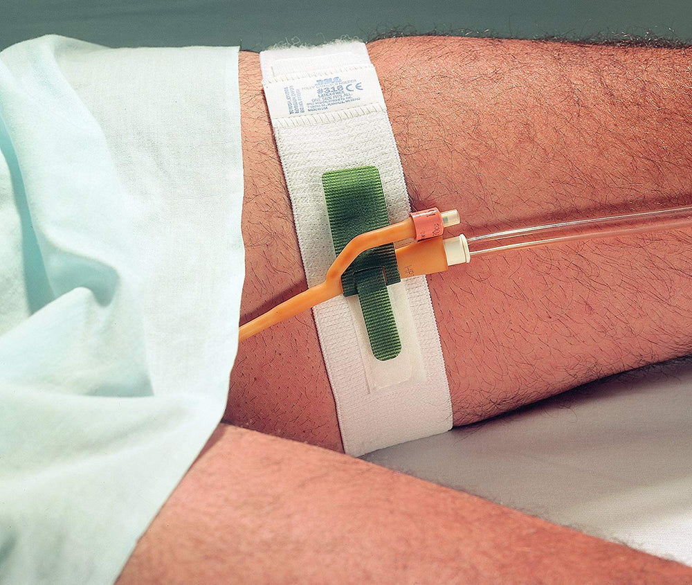 Dale Hold-N-Place Foley Catheter Holder Leg Band model 316 secures the catheter.