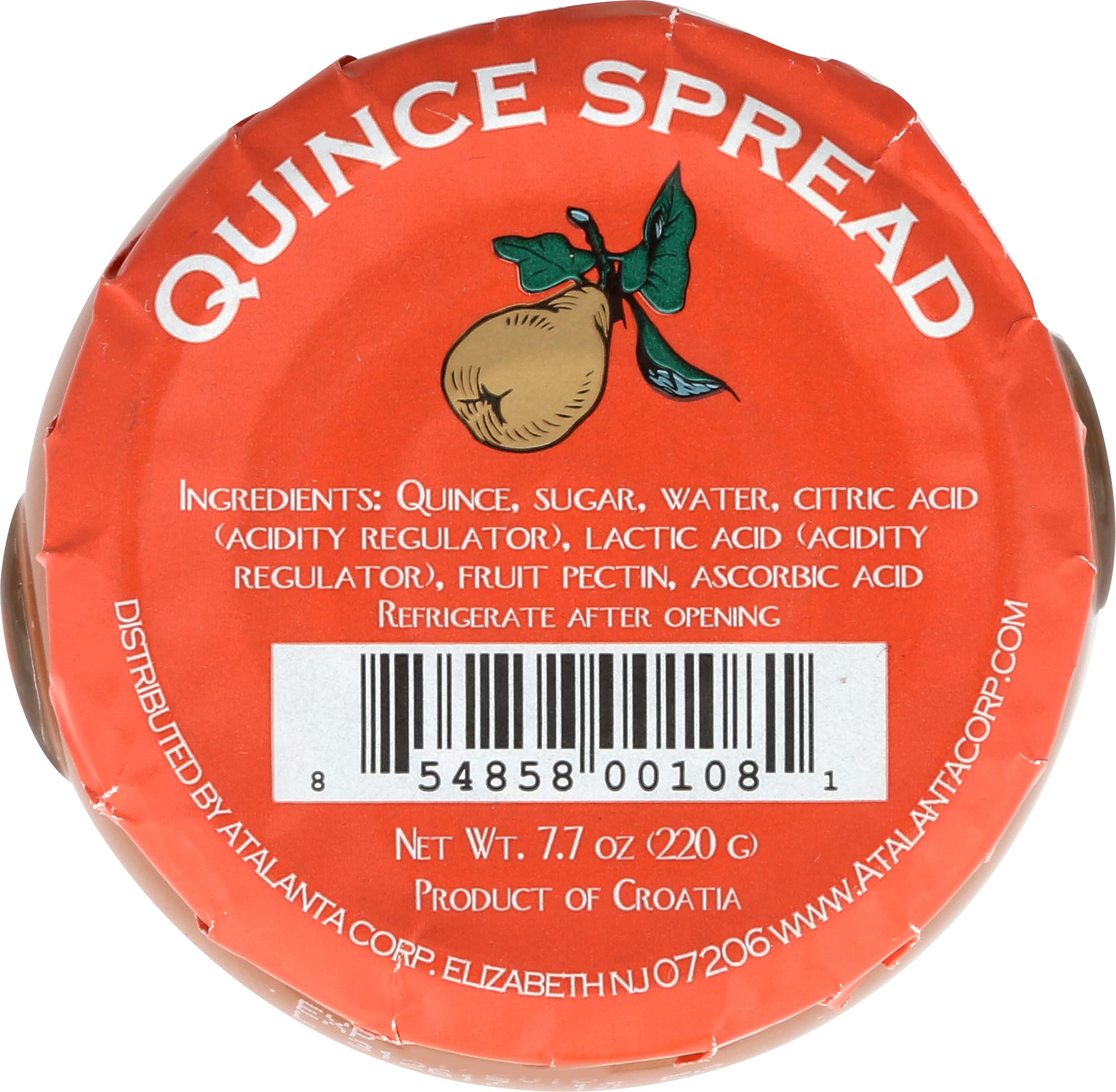 Dalmatia Quince Spread on bruschetta with blue cheese and apples