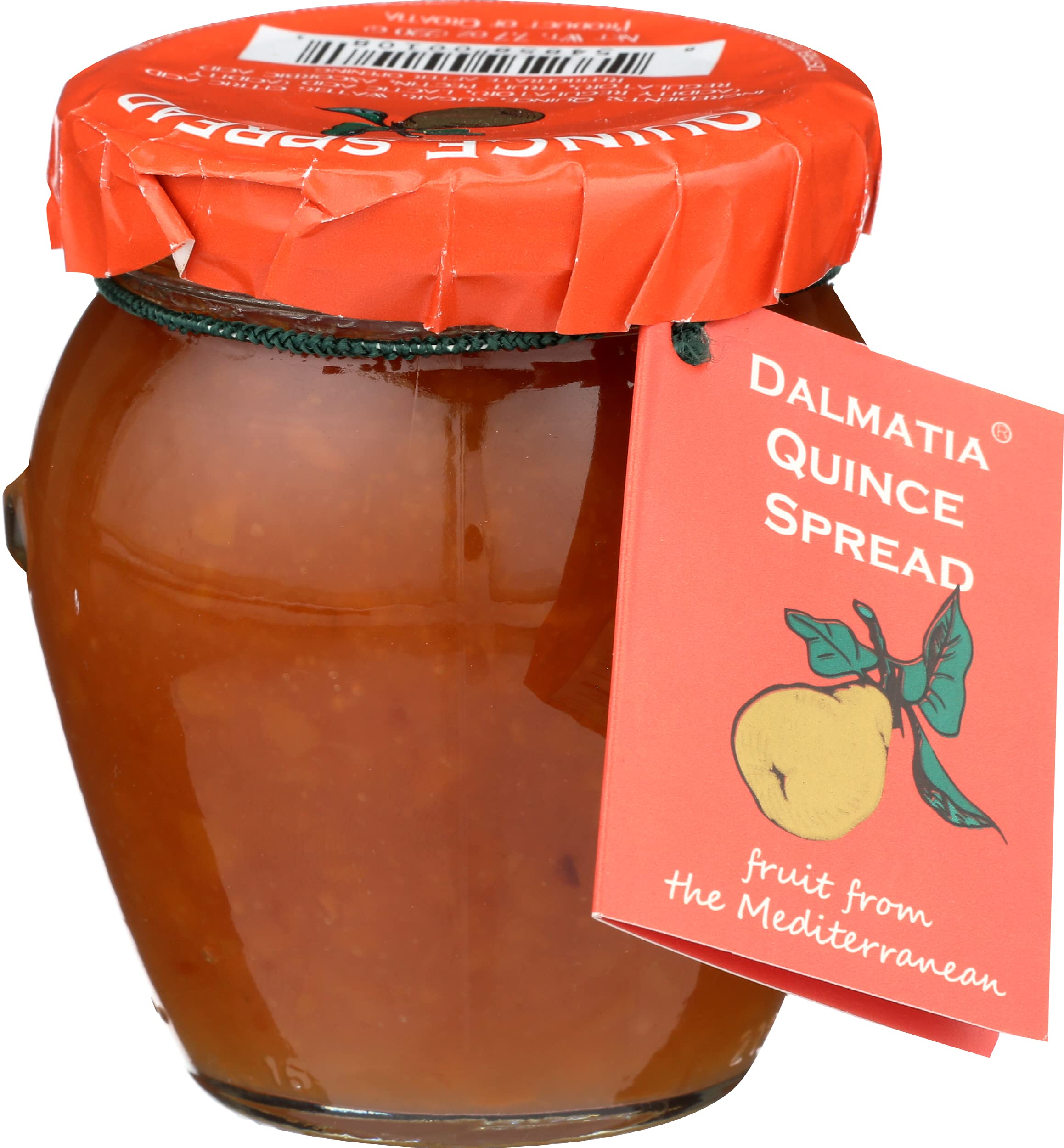 Dalmatia Quince Spread jar beside a cheese board for pairing ideas