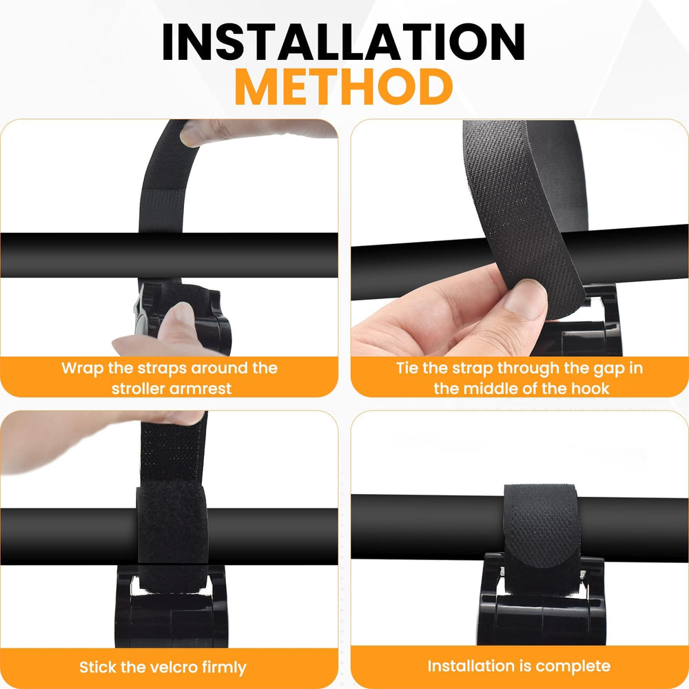 DALQUIS adjustable clip fits most stroller sizes for versatile use