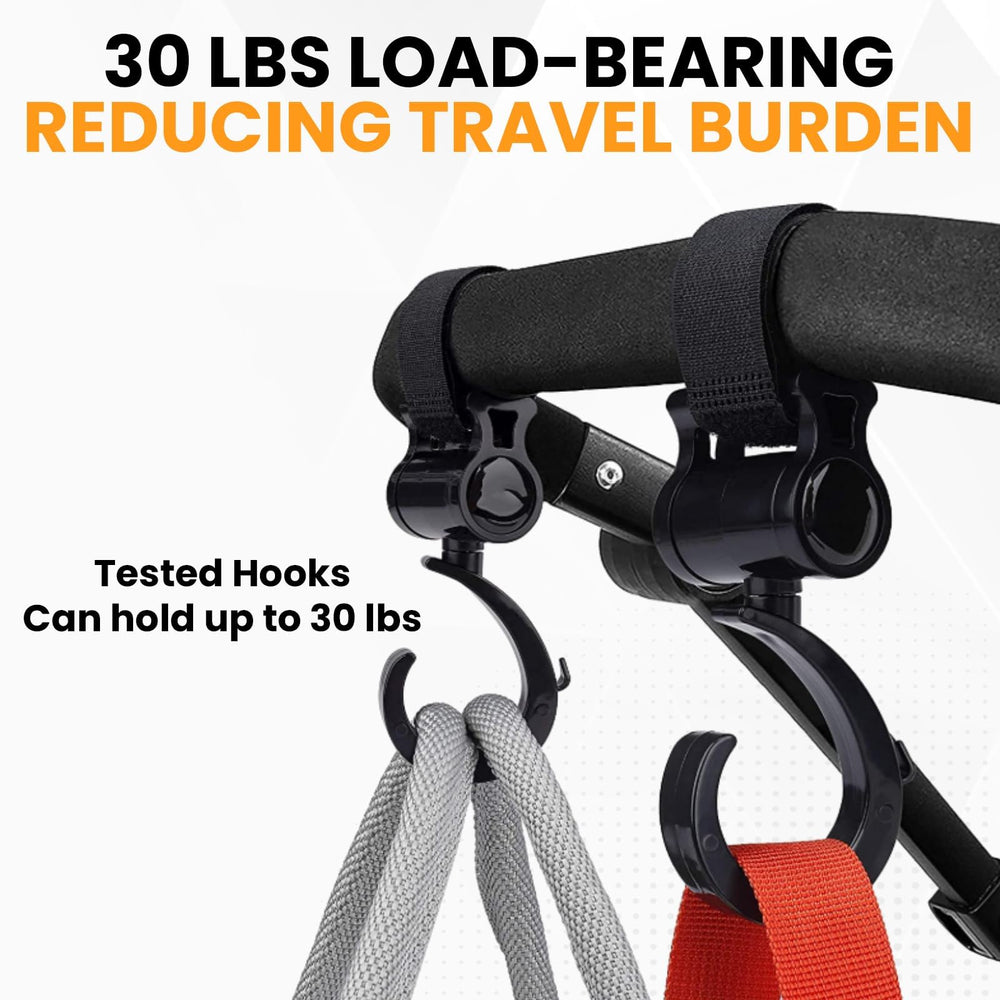 DALQUIS spring-loaded gate hook offers quick access to essentials