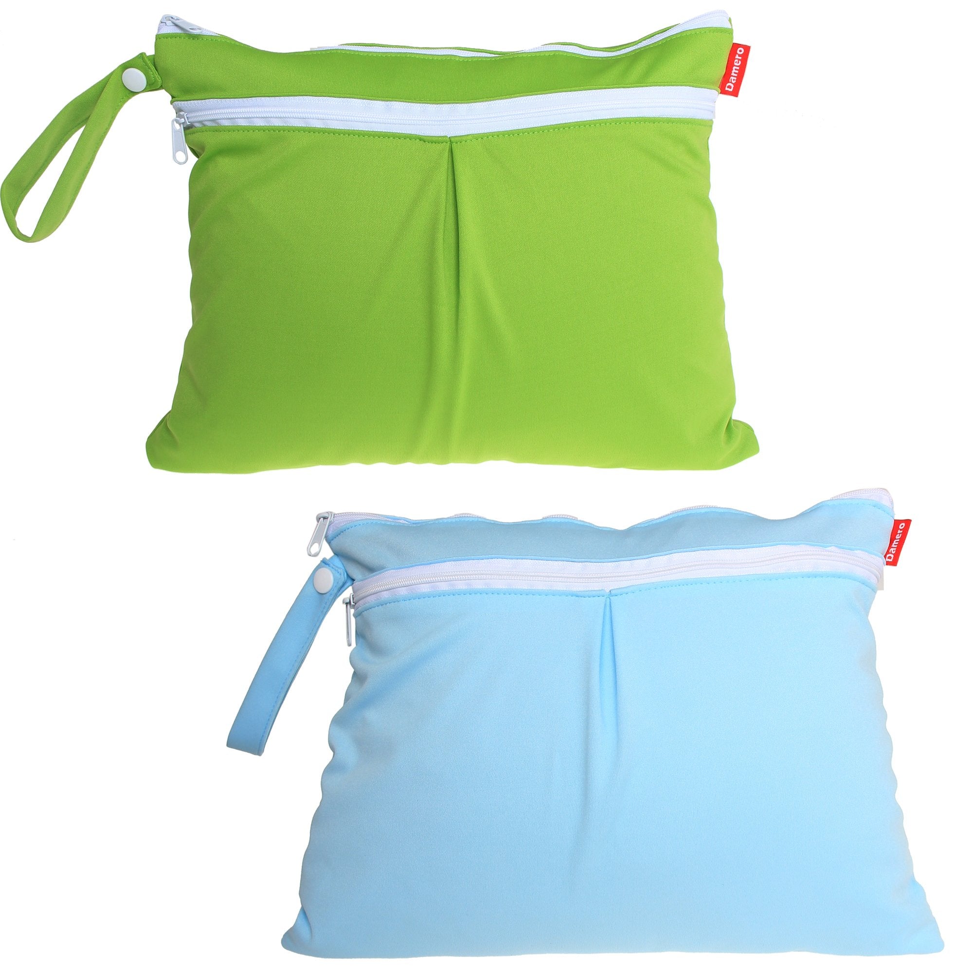 Damero 2Pack Wet Bag front view showing two colorways for easy wet-dry separation
