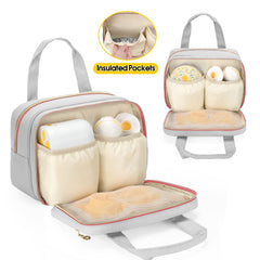 Damero bag padded pockets protect your pump and shields during daily activities