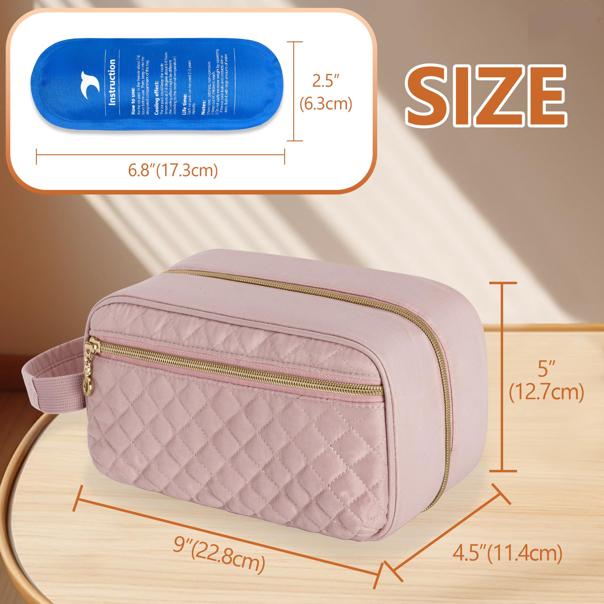 Damero front pocket keeps small items easily accessible.