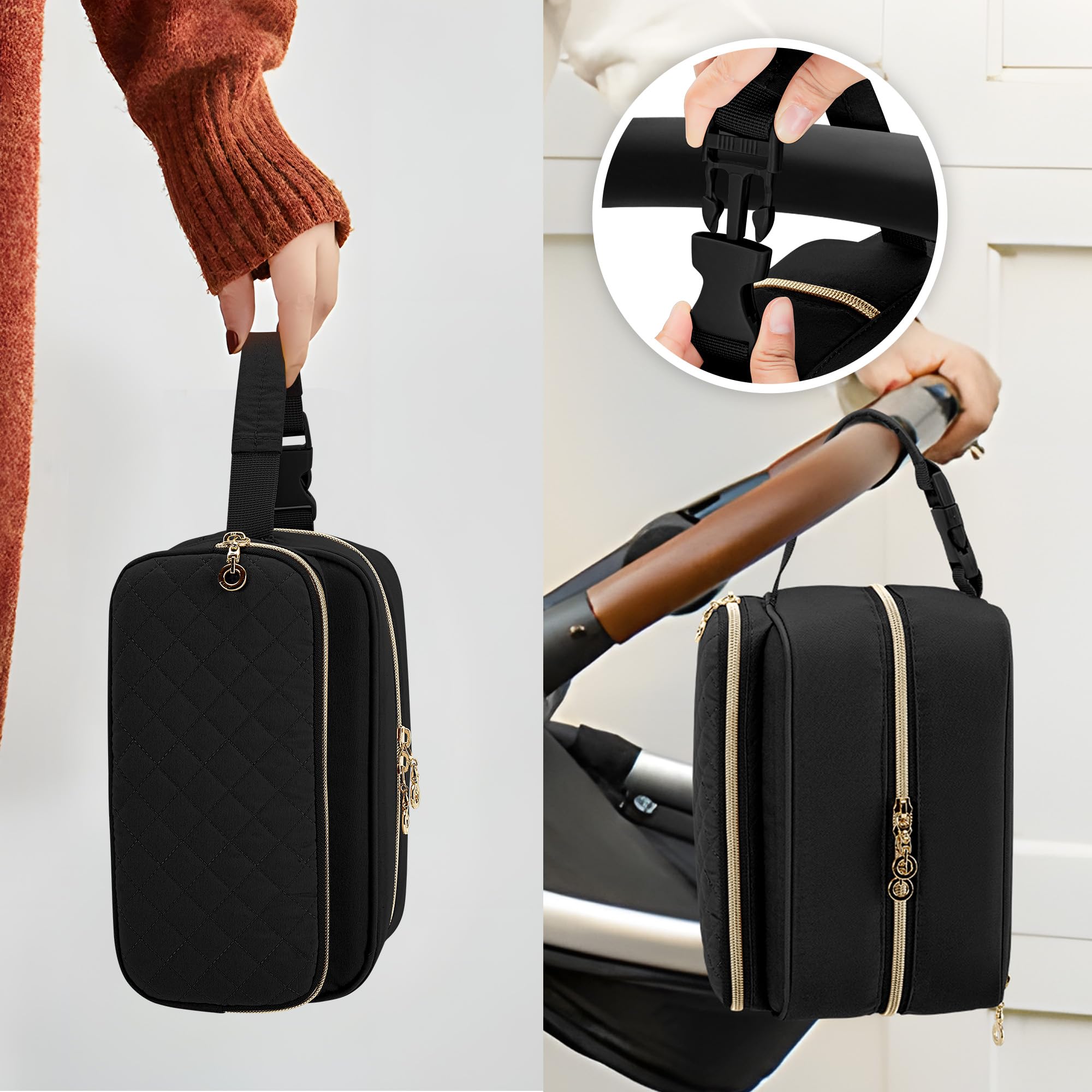 Damero bag insulation highlighting 8mm foam for temperature stability.