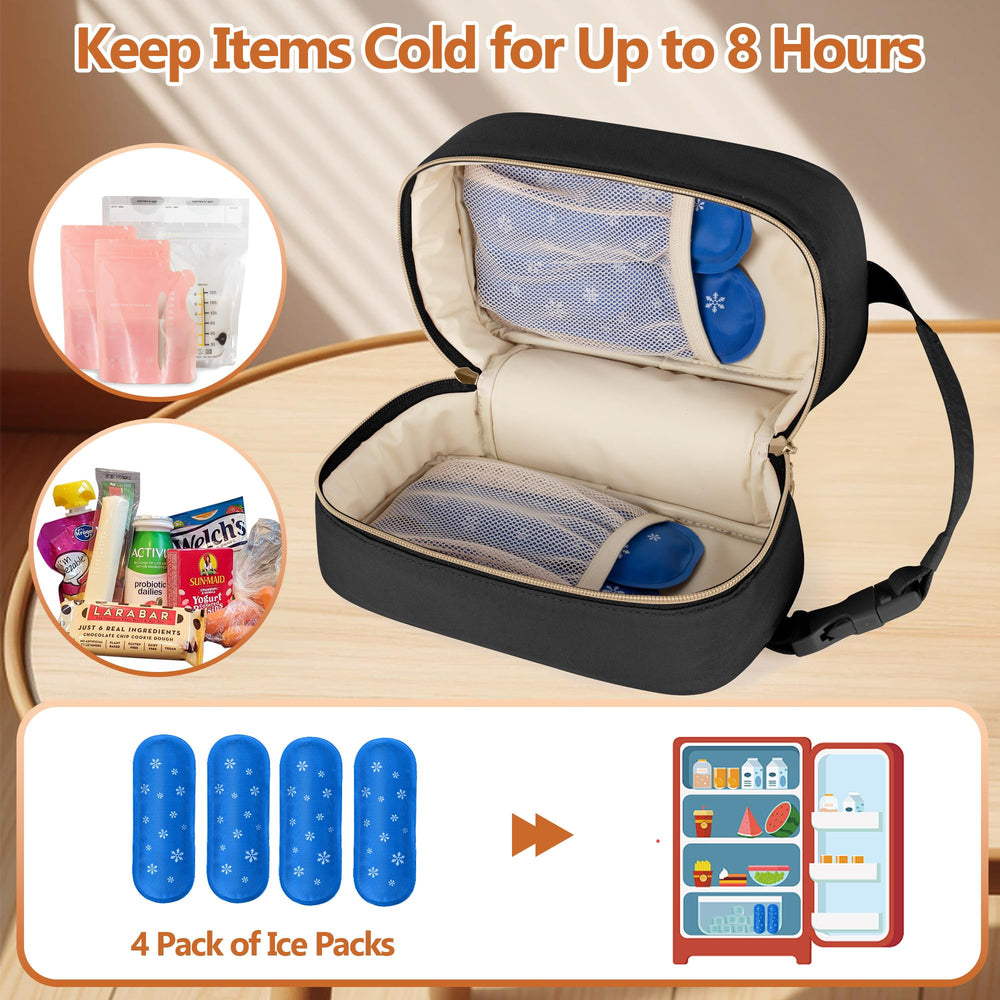 Damero insulated cooler bag with water-resistant shell and leak-proof liner