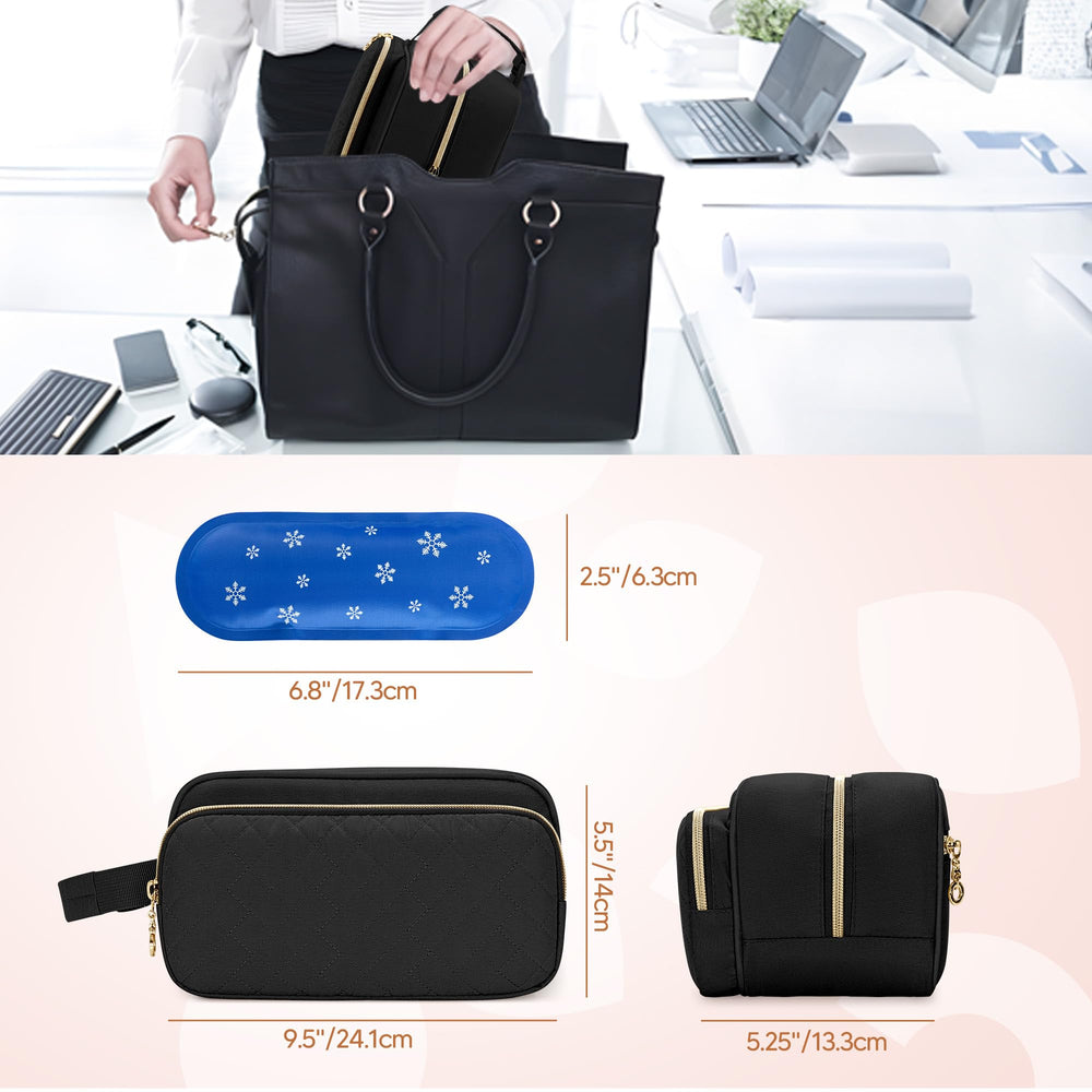 Damero cooler bag with leak-proof liner for simple cleaning after use.