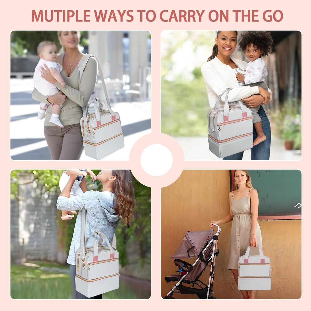 Damero top handles provide a convenient handheld carrying option