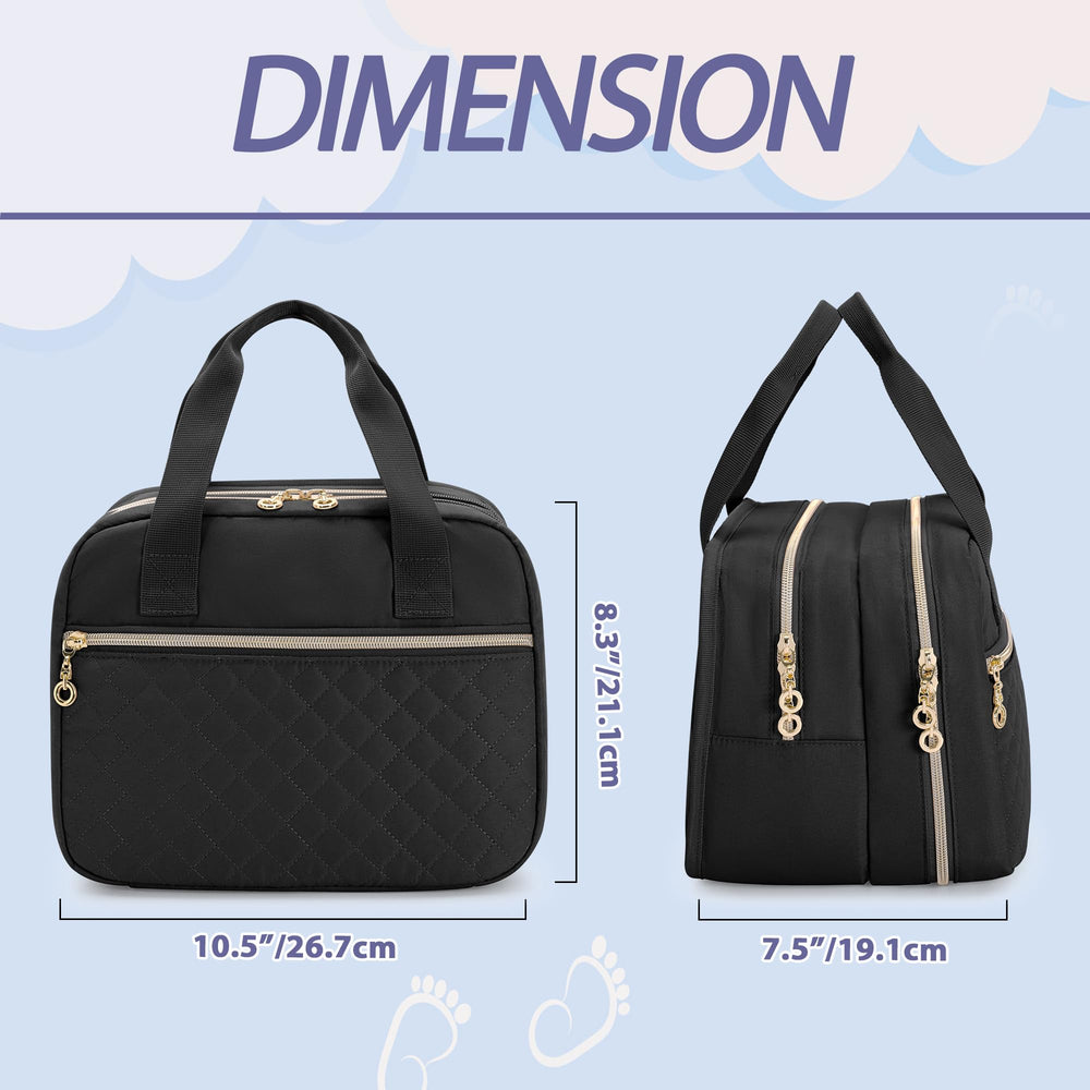 Damero peach-skin exterior provides light protection during daily transport.