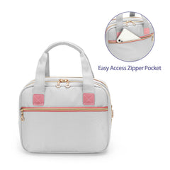 Damero bag heavy-duty nylon with padded interior protects pumps and parts.