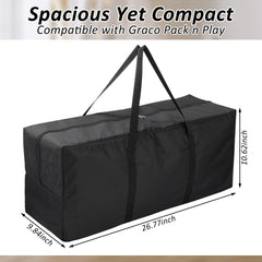 DANHMAO Graco Pack n Play bag – folded compact for storage.