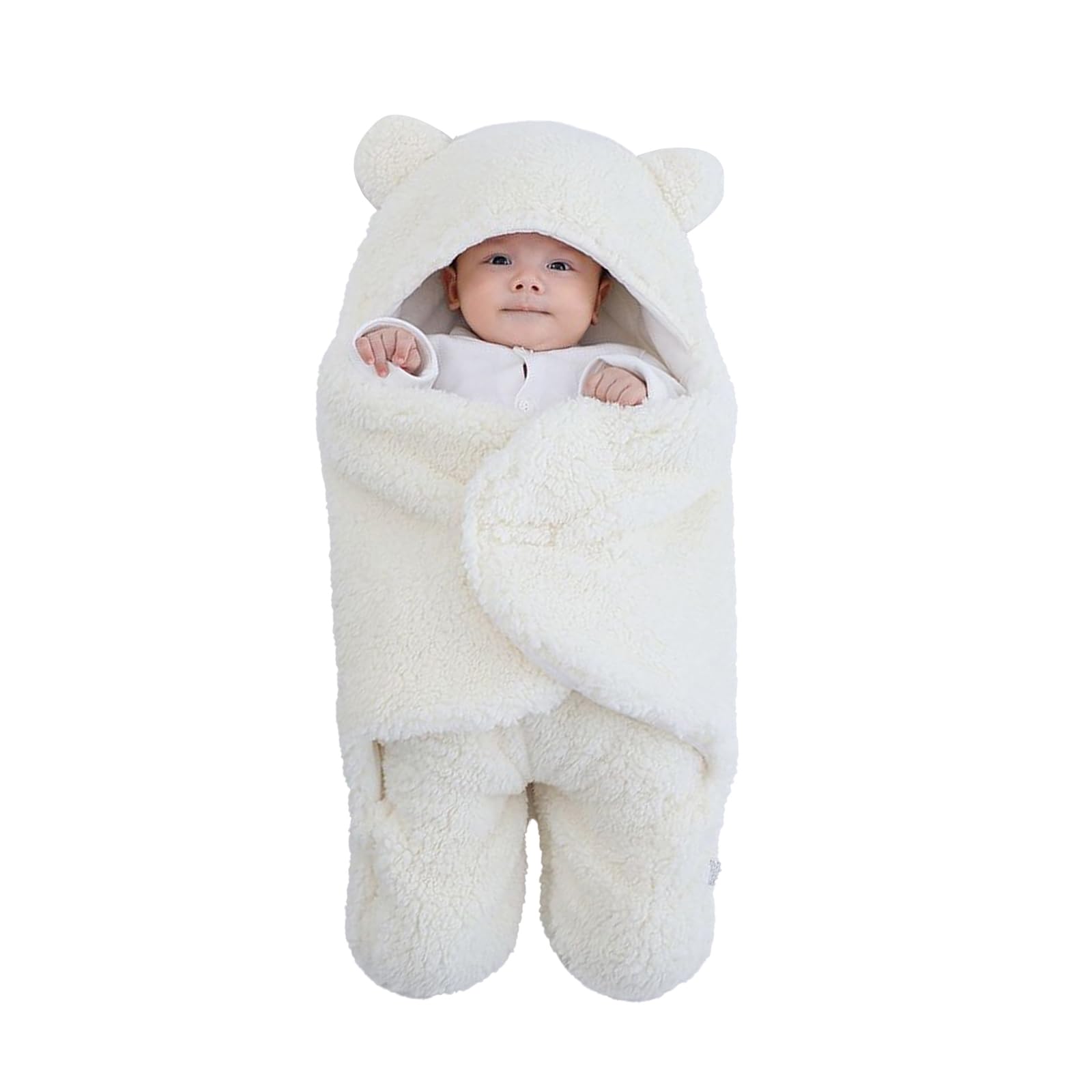 Danolt Baby Swaddle Blanket shows soft cotton fabric for gentle warmth