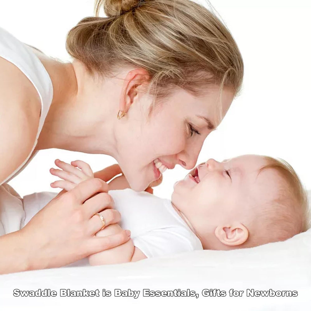 Danolt baby swaddle blanket machine-washable label simplifies cleanup for busy parents.