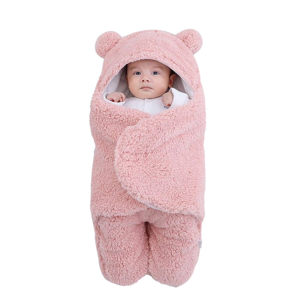 Danolt baby swaddle blanket with soft cotton blend for cozy newborn comfort.