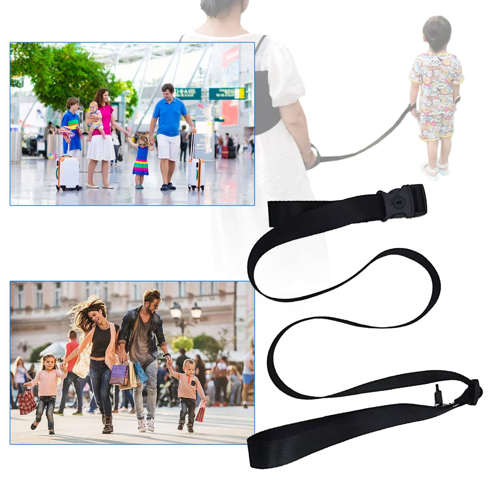 DanVirtuous child safety wristband for outdoor use enables calmer family trips